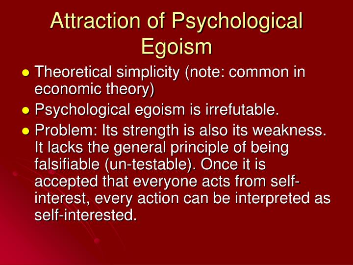 ppt egoism powerpoint presentation id 6703200 psychological egoism