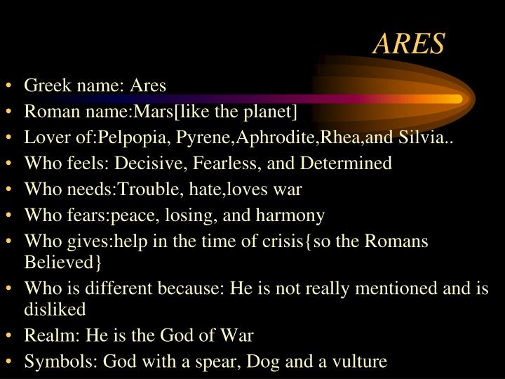PPT - Who’s Who? The Greek Pantheon PowerPoint Presentation - ID:6703473