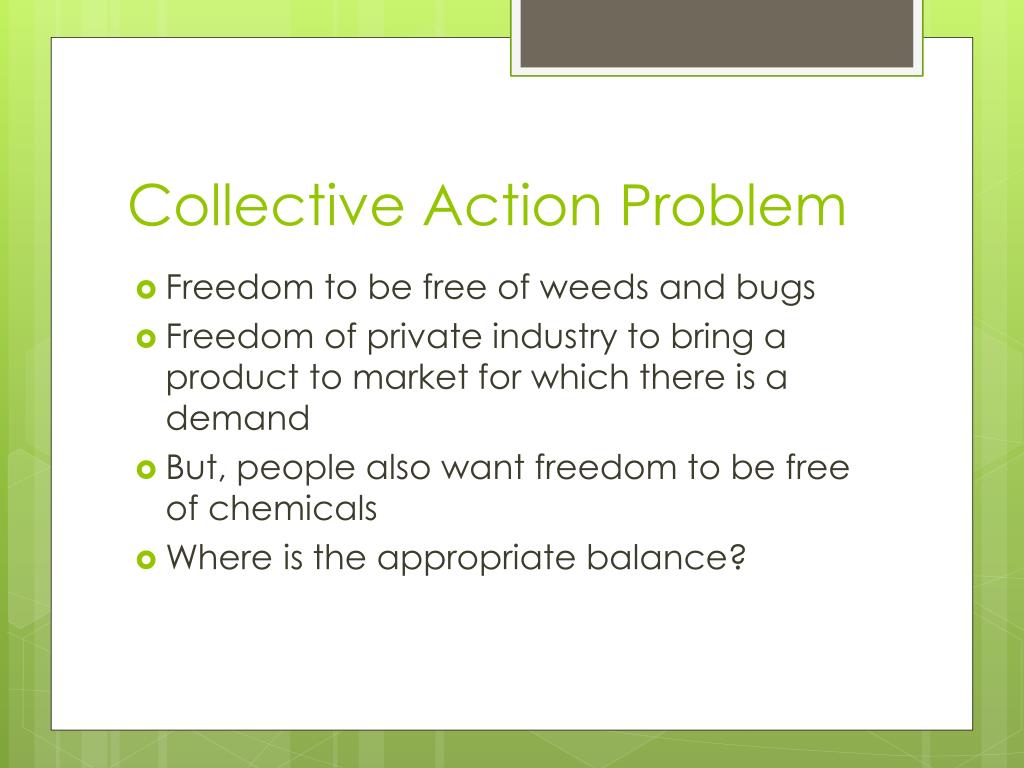 collective action problem