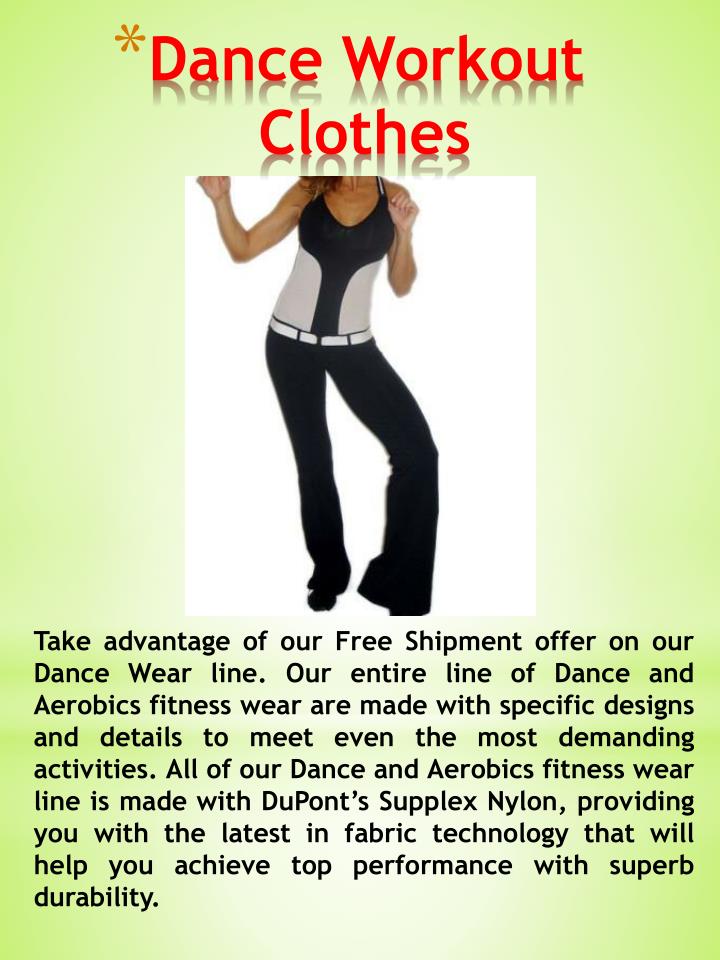 PPT Fitness Wear PowerPoint Presentation ID6707433