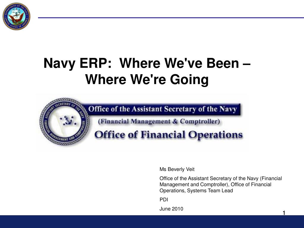 Ppt Navy Erp Where We Ve Been Where We Re Going Powerpoint