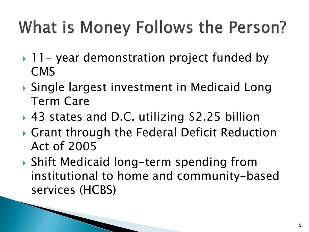 PPT Money Follows the Person PowerPoint Presentation, free download