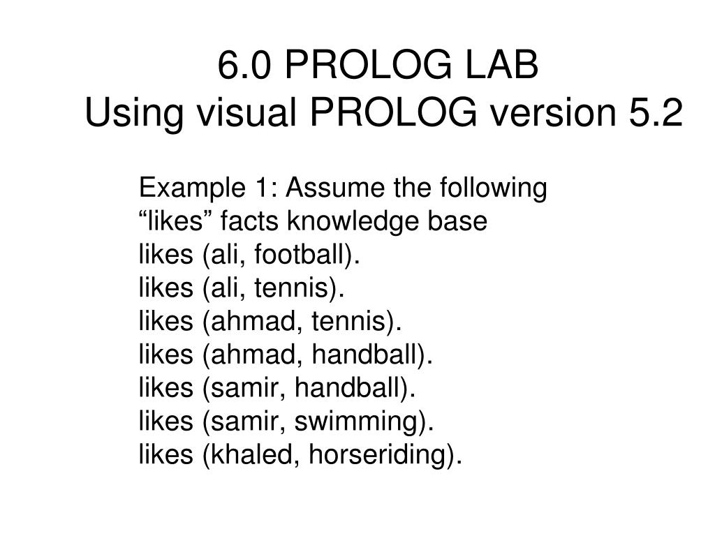 visual prolog 5.2 tutorial visual prolog 5.2 tutorial