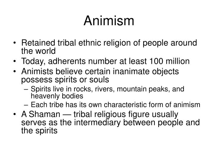 Religion And Belief System Animism – LPOMS