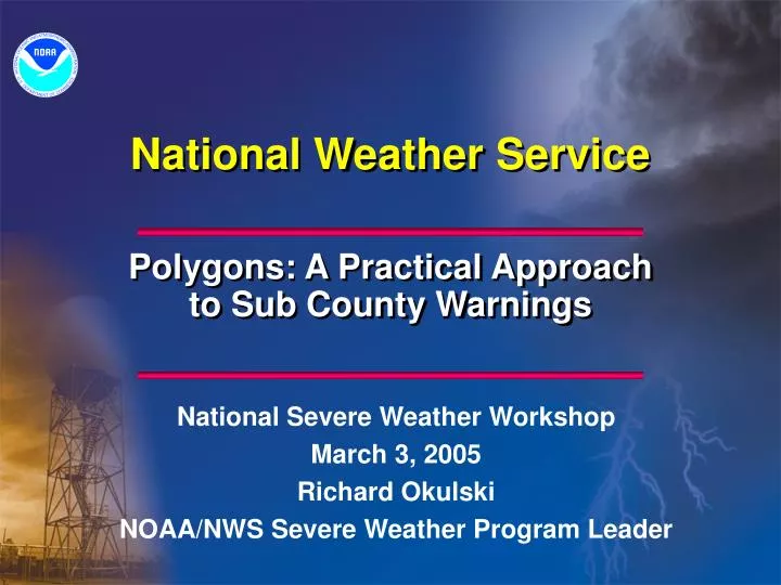 PPT - National Weather Service PowerPoint Presentation, free download ...