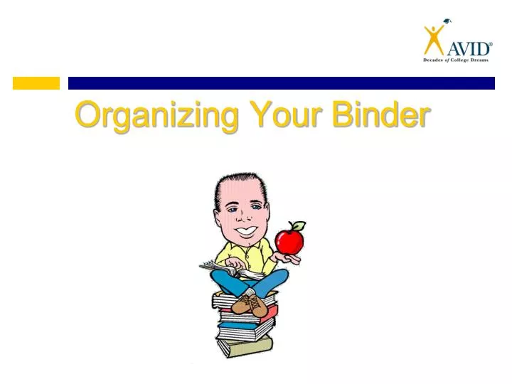 organizing your binder n.