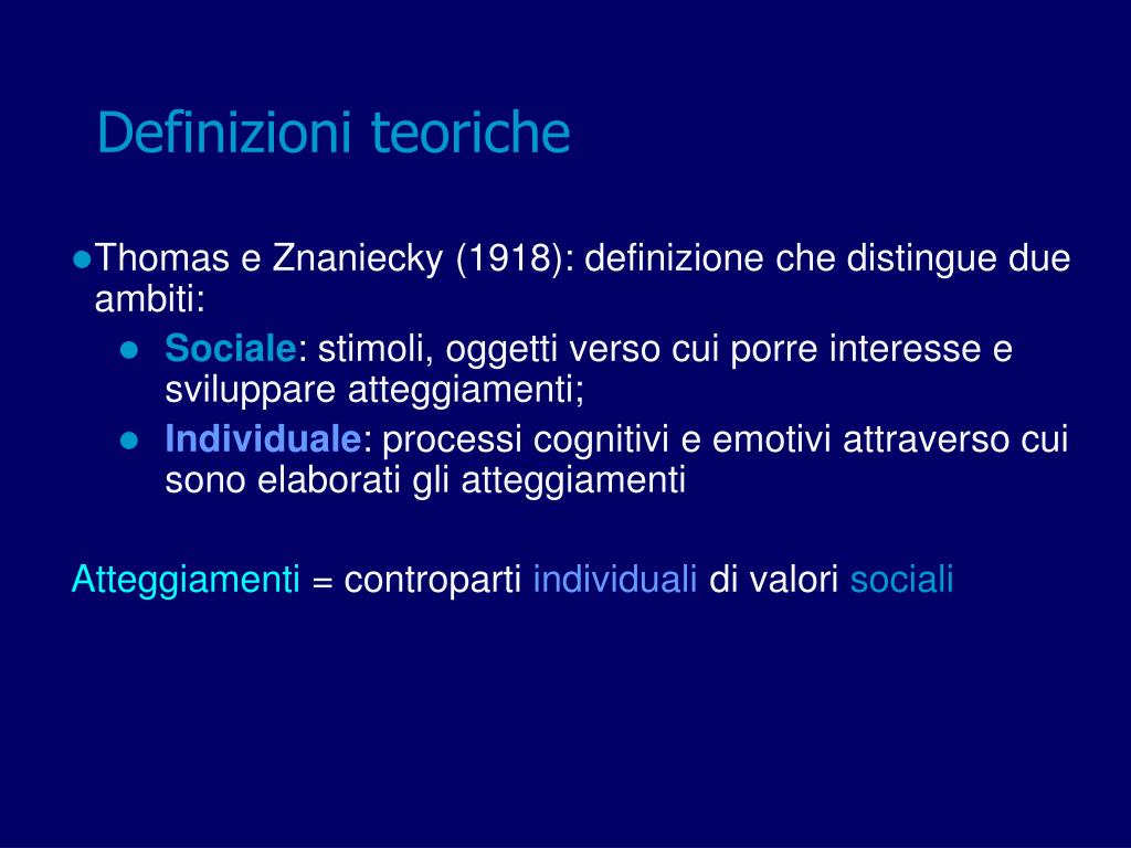 PPT - Che cosa sono gli atteggiamenti PowerPoint Presentation, free