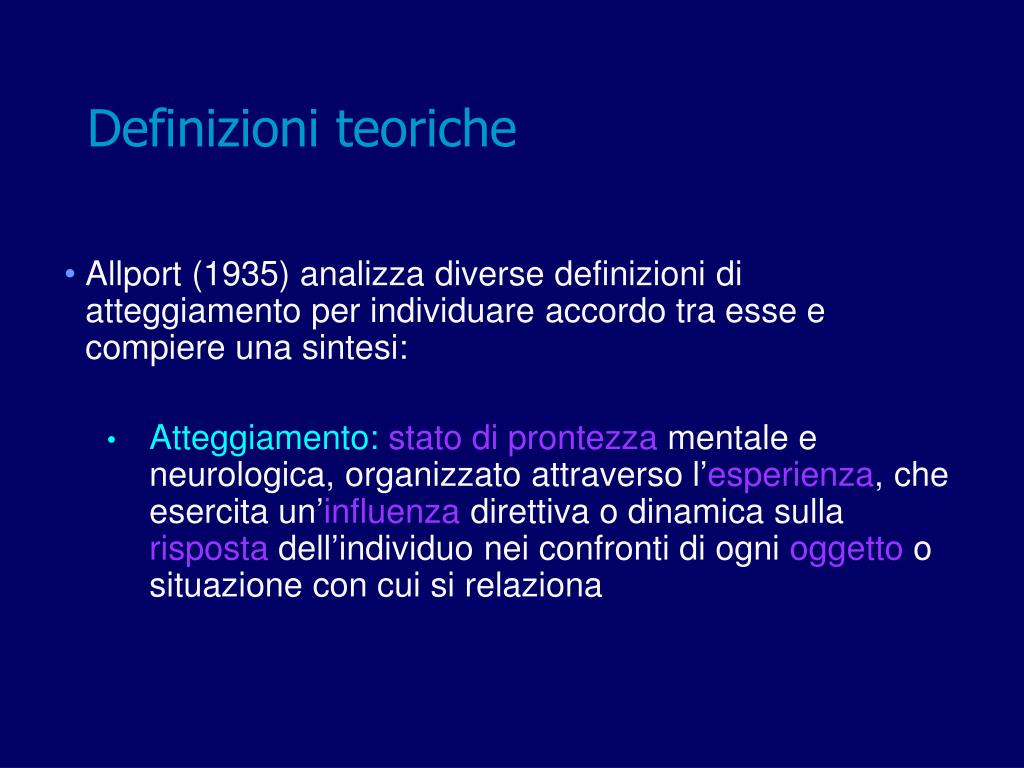 PPT - Che cosa sono gli atteggiamenti PowerPoint Presentation, free