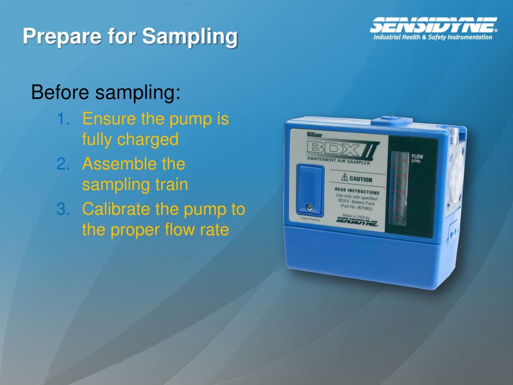 PPT Gilian BDXII Air Sampling Pump PowerPoint Presentation, free
