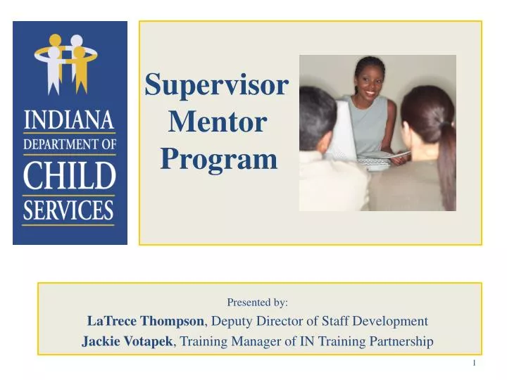 PPT - Supervisor Mentor Program PowerPoint Presentation, free download -  ID:6713365