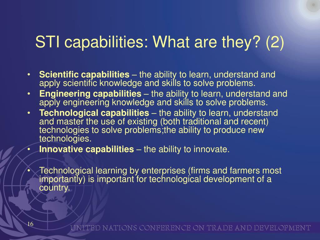 PPT - Science, Technology and Innovation (STI) and Development ...