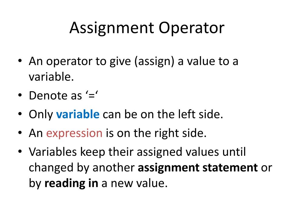 ada assignment operator