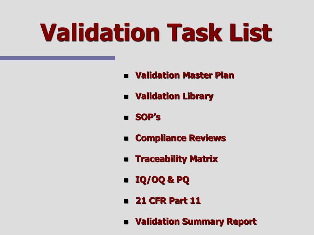 PPT The IT Quality Assurance FDA Validation Specialists Phone 877