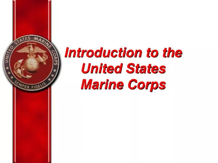 Marine Corps Powerpoint Templates