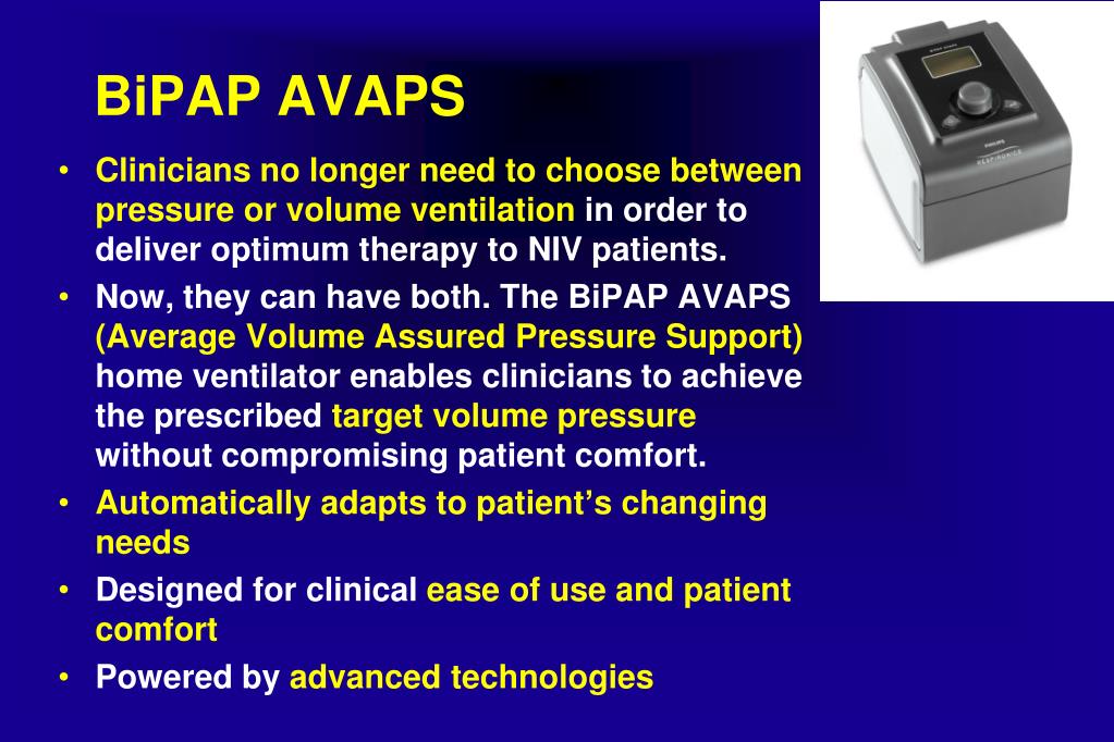 PPT - BiPAP A40 Ventilatory Support System BY AHMAD YOUNES PROFESSOR OF  THORACIC MEDICINE PowerPoint Presentation - ID:6716689