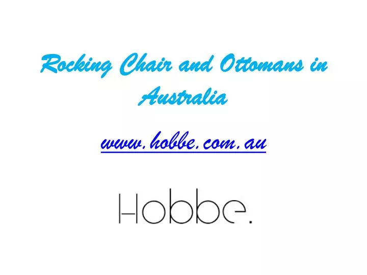 rocking chair and ottomans in australia n.