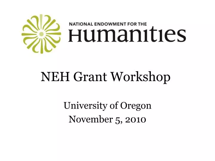 neh grant workshop n.
