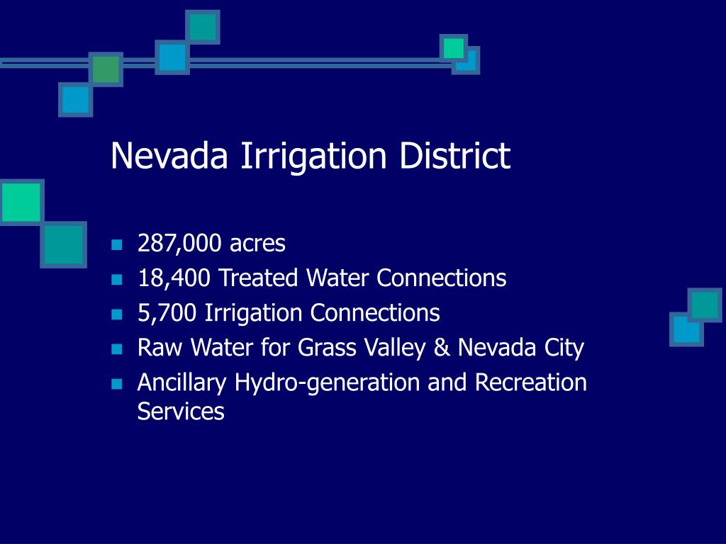 Nevada Irrigation District Bill Pay