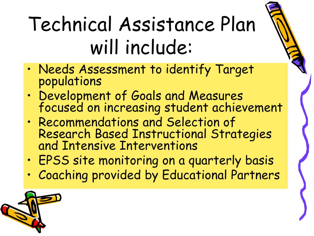 Technical Assistance Plan Deped Sample