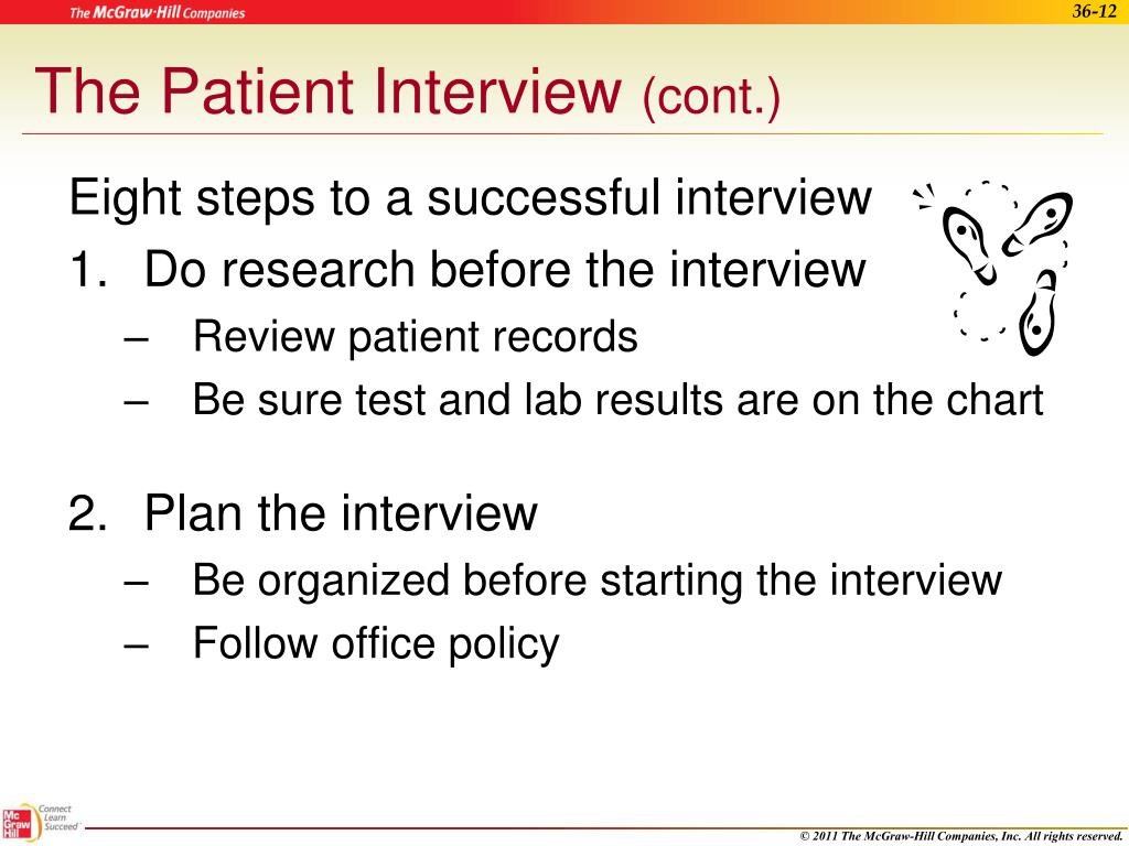 PPT - Interviewing the Patient, Taking a History, and Documentation