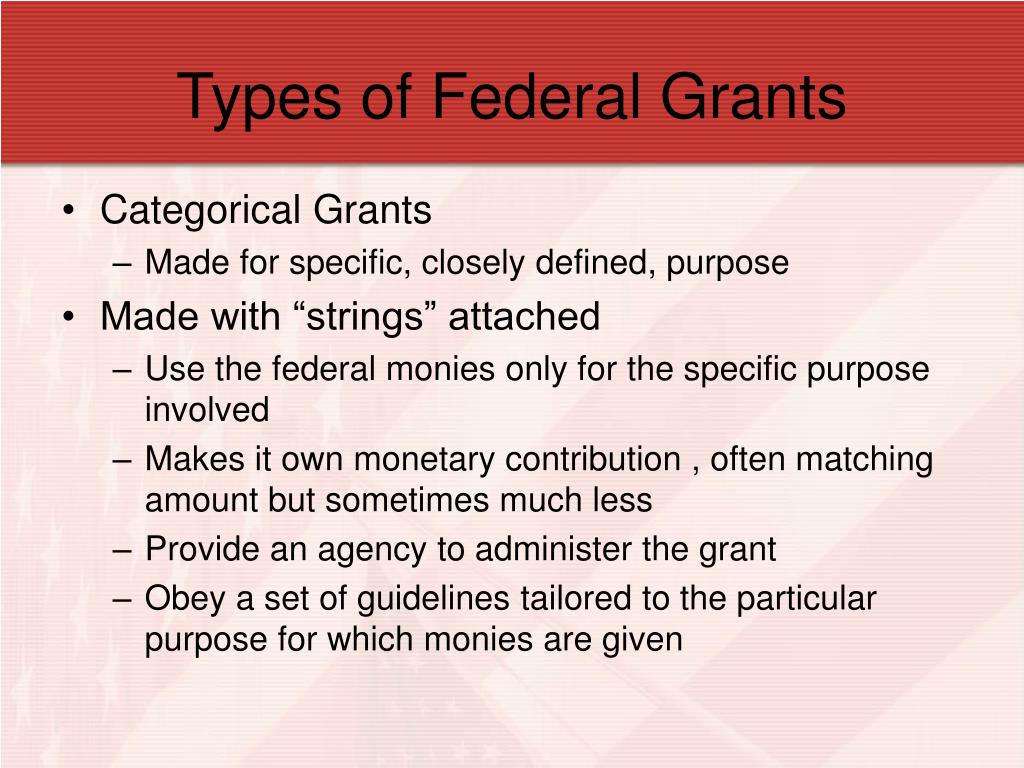 Federal Government Grants 2025 - Tani Therese