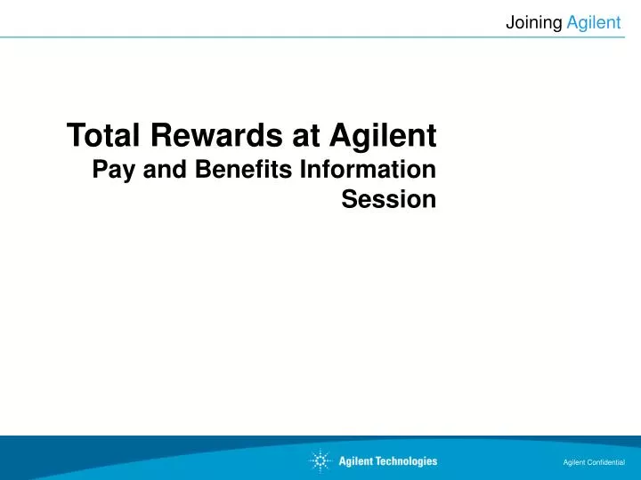 PPT - Joining Agilent PowerPoint Presentation, free download - ID ...