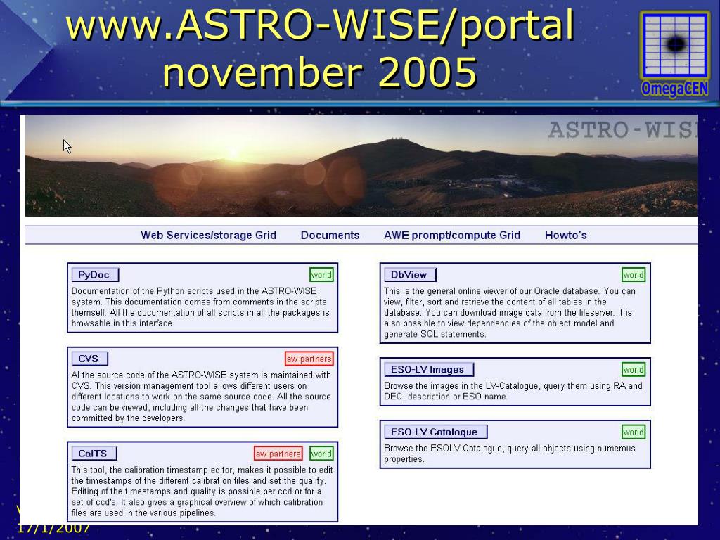 Ppt Astro Wise Wide Field Imaging Powerpoint Presentation Free