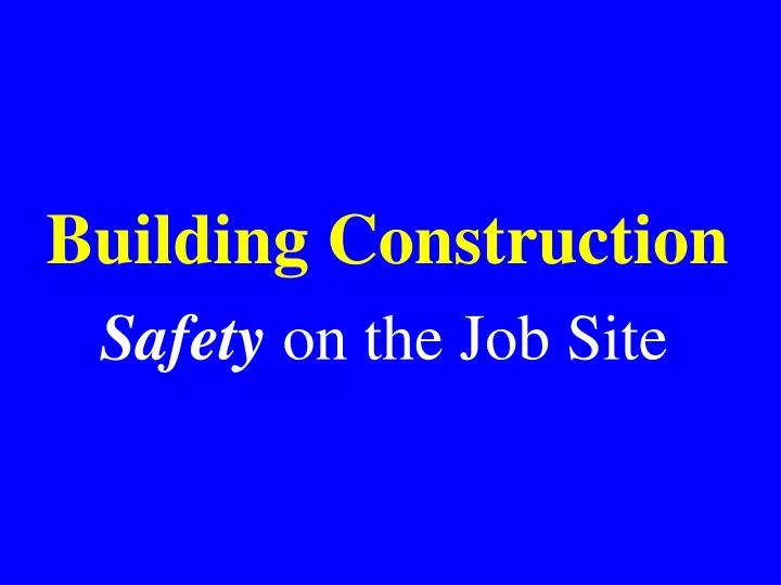 building construction n.