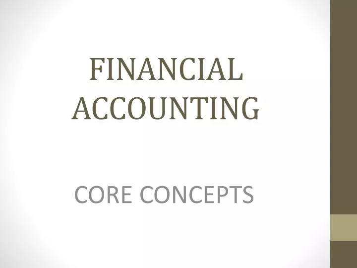 financial accounting n.