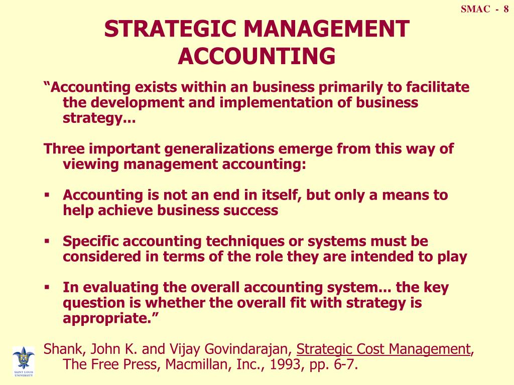 accounting strategic planning definition