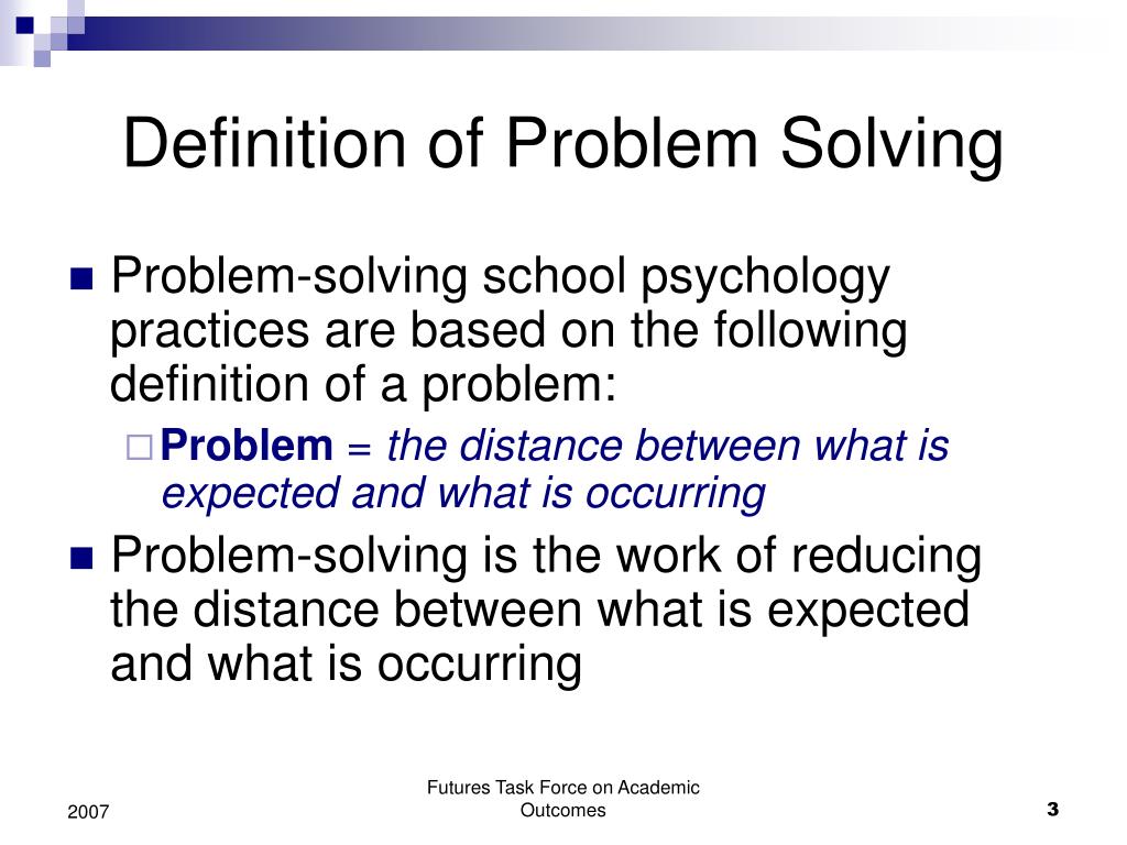 definition of problem solving by different authors