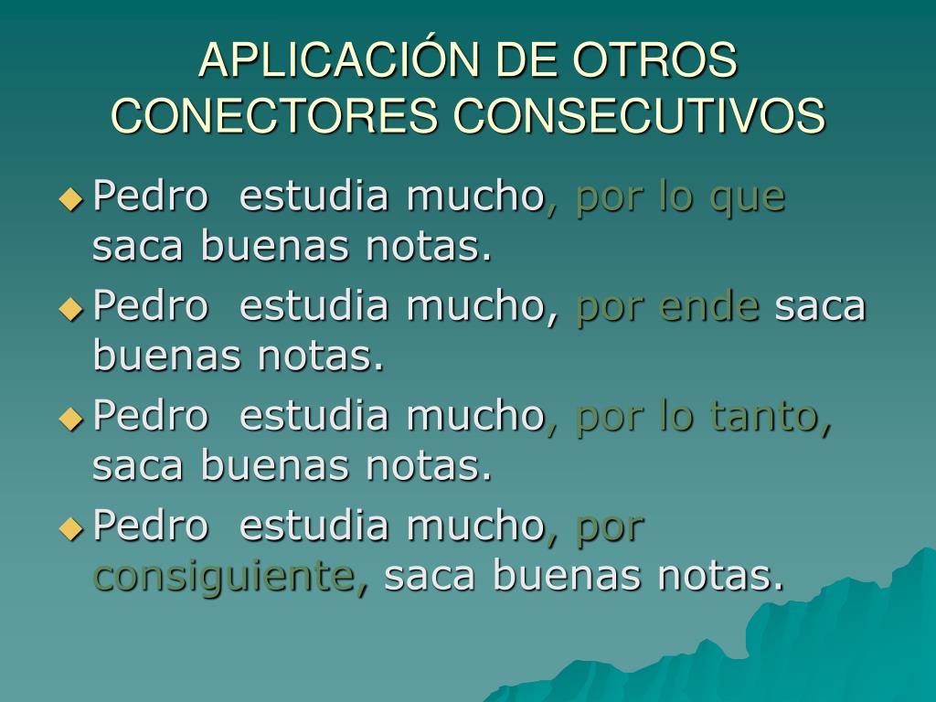 PPT - USO DE CONECTORES PowerPoint Presentation, free download - ID:6728532