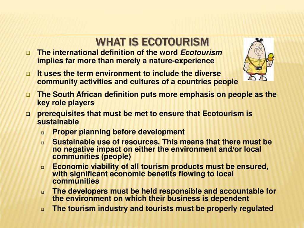 eco tourism meaning in punjabi