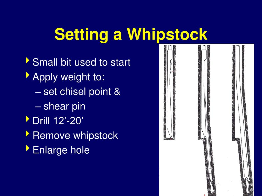 single trip whipstock