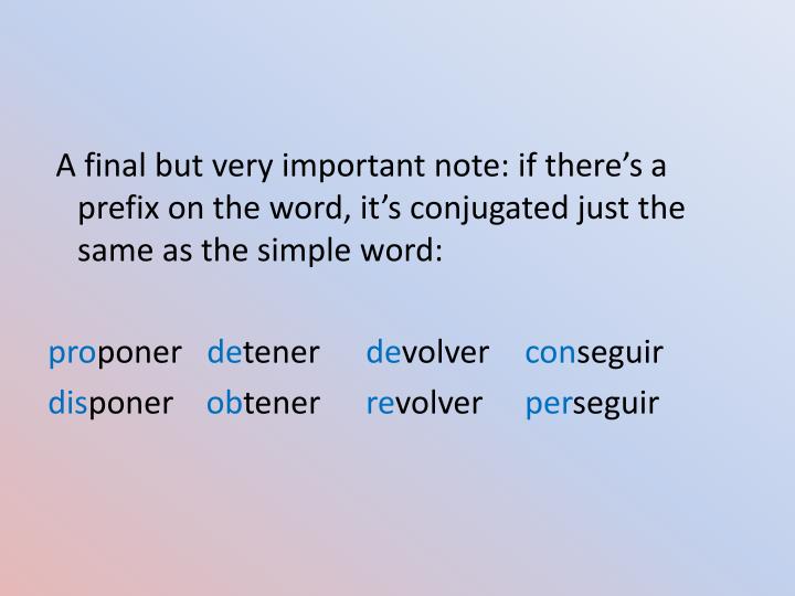 devolver conjugation