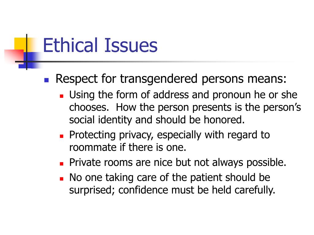 gender reassignment ethical issues