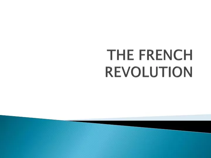 the french revolution n.