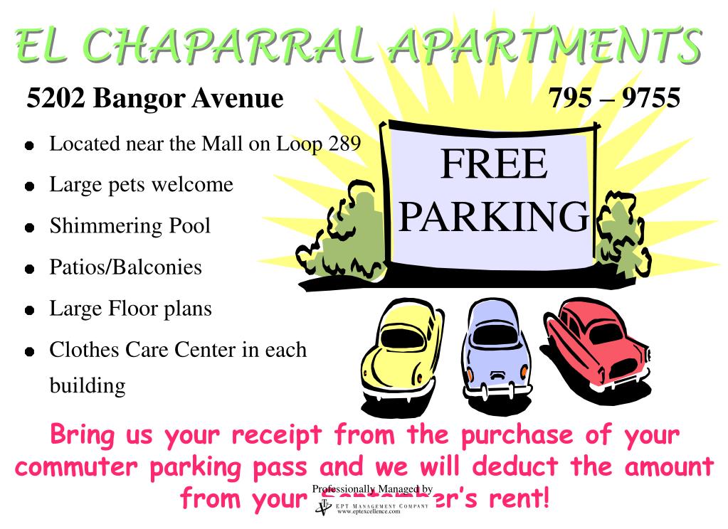 PPT EL CHAPARRAL APARTMENTS PowerPoint Presentation, free download
