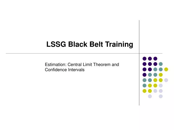 lssg black belt training n.