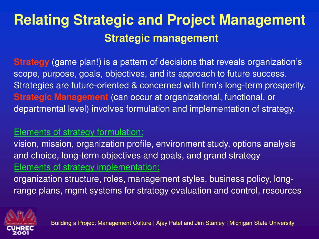 PPT - Building a Project Management Culture PowerPoint Presentation ...