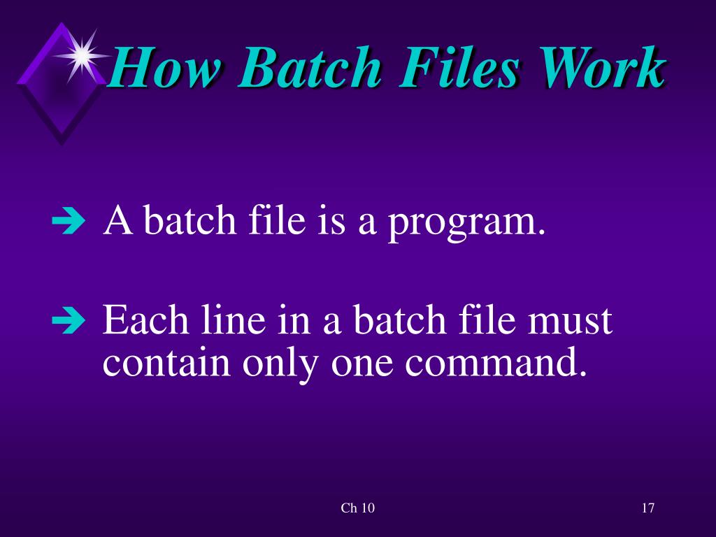 batch file start powerpoint presentation