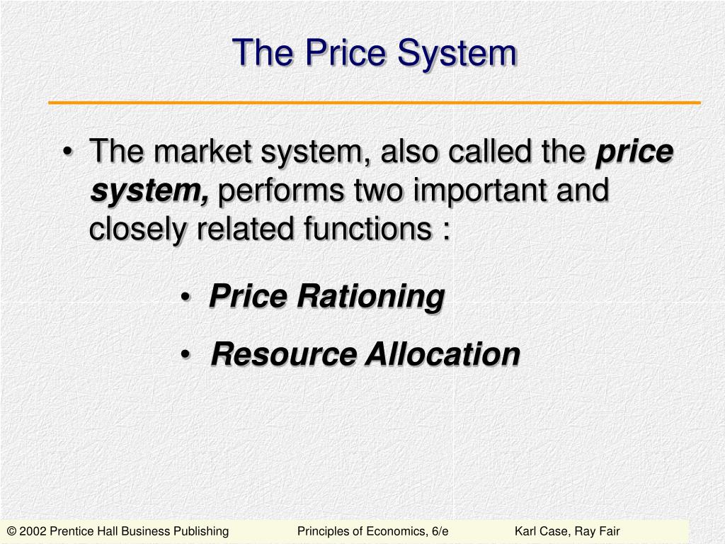 what is price system