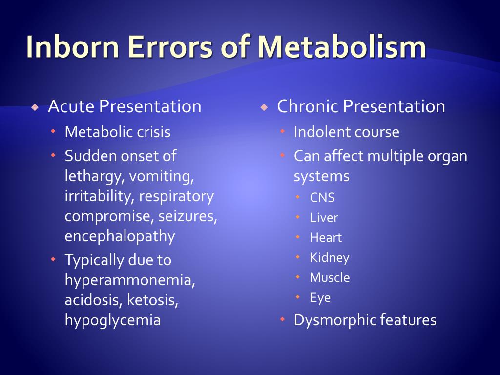 Ppt Inborn Errors Of Metabolism Powerpoint Presentation Free