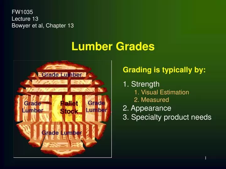 lumber grades n.