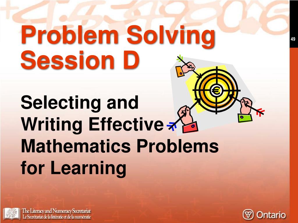 problem solving and mathematics education ppt