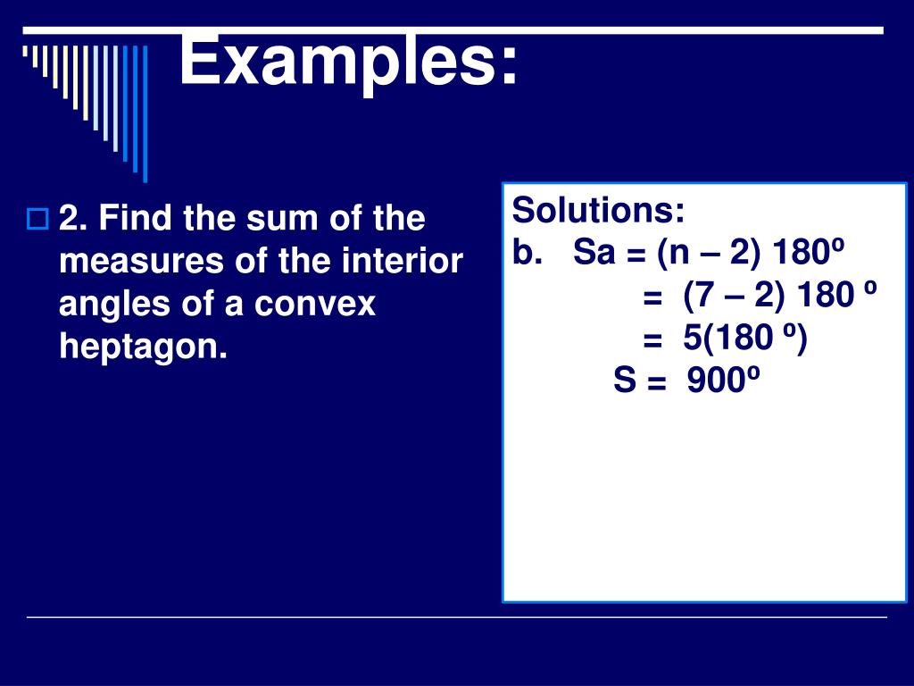 Ppt Finding The Sum Of The Interior Angles And Exterior