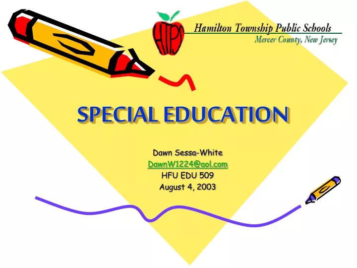 powerpoint presentation on special education