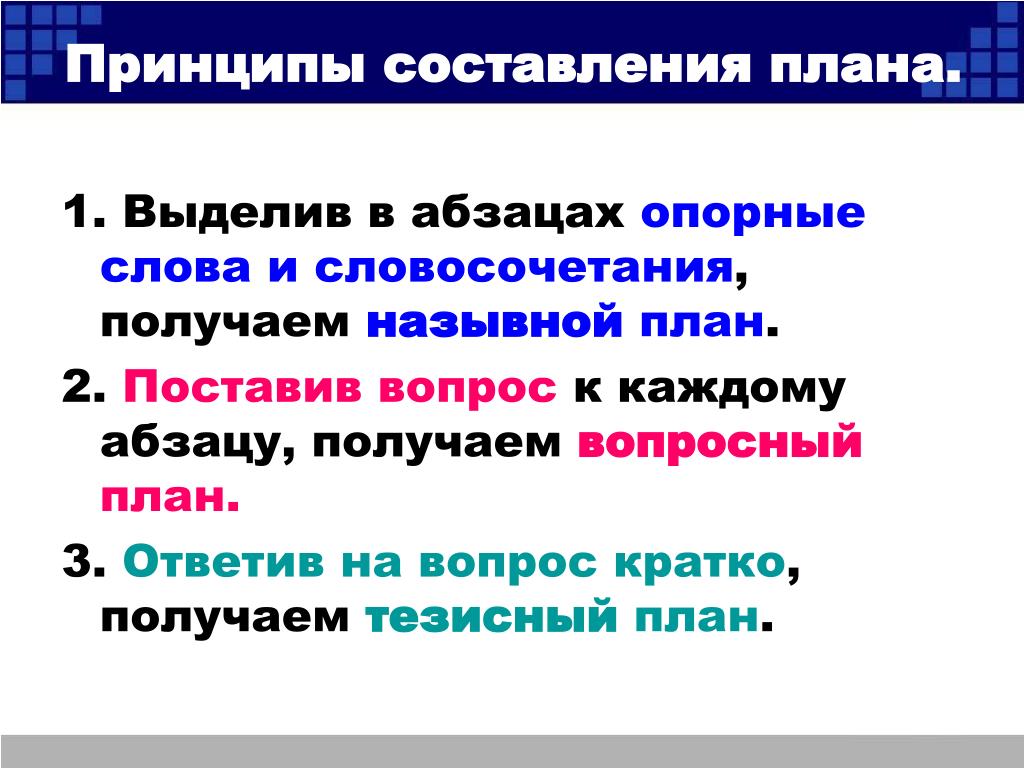 Составьте вопросный план к тексту. Схема составления плана текста. Как составить примерный план текста. Пример составления плана текста. Виды составления плана текста.