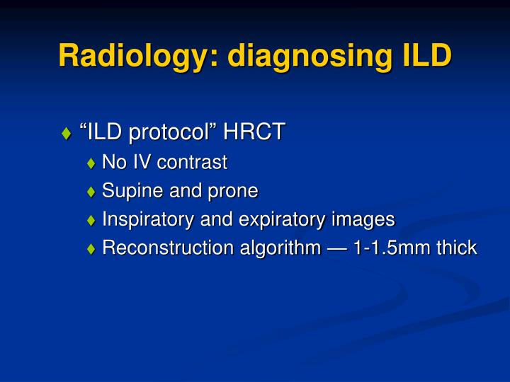 PPT Interstitial Lung Disease for the PCP PowerPoint Presentation