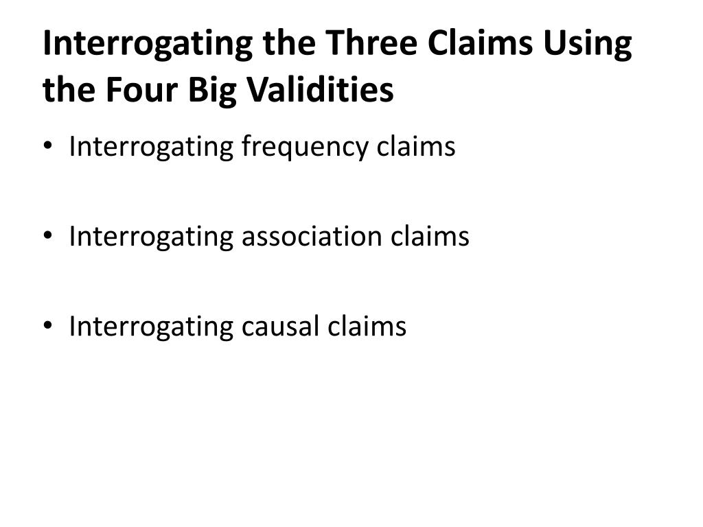 frequency association or causal claim examples